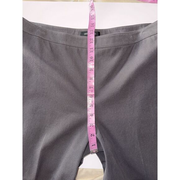 Lafayette 148 Bleecker Pants Brown Ankle Crop Dress Pants Zip Office Career 12 - Picture 8 of 13